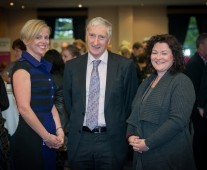 from left to right: Chris Clancy - Limerick City & County Enterprise Board, Denis Minihane- Bank of Ireland, Rachel Johnson - Limerick Chamber Skillnets