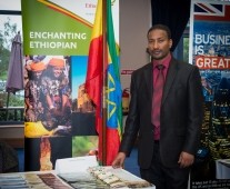 from left to right: Hailu Neri Beza Embassy of Ethiopia