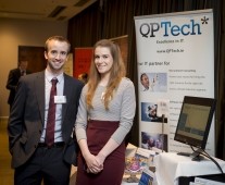 from left to right: Orla Ryan - QP Tech, Keith Toomey - QP Tech
