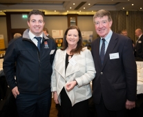 from left to right: Diarmuid Donnellan - AIB, Mary Gleeson - Ballyhoura Development, Ian DoyleÂ  - Ballyhoura Development