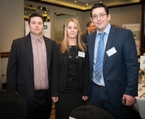 from left to right: Terence O\'Mahoney - First Draft Accounts Noelle O\'Shea - Pernament TSB, Anthony Finn - Pernament TSB,