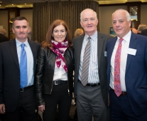 from left to right: Richard Walsh - Glenstal Foods, Marguerite Woulfe- Grassland Agro, Paul Marron - Grassland Agro, Dermot Morris - Fexco.