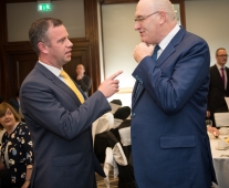 from left to right: Dr James Ring - CEO Limerick Chamber, Phil Hogan - European Commissioner for Agriculture and Rural Development