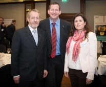 from left to right: Sean Kelly MEP, Liam Browne - LIT, Clodagh Cavanagh - Abbey Machinery