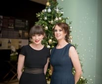 No repro fee- limerick chamber president's dinner 2017 - 17-11-2017, From Left to Right: Fiona Giltinan - Action Point, Mary McNamee - Limerick Chamber, r. Photo credit Shauna Kennedy