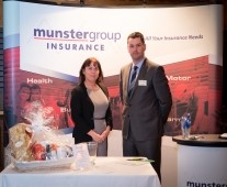 From left to Right: Erika Walsh and Ivan Cawley - Munster Group Insurance.Â 