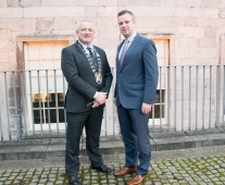 Metropolitan Mayor Gerry O\'Dea, Dr James Ring, CEO Limerick Chamber