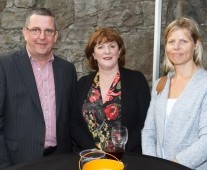 Sean Mullally - Q3 Security Systems, Catherine Kelly and Sinead NoonanPicture: Oisin McHugh