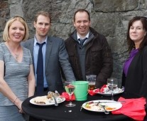 Lavinia Ryan (VHI), Bryan Cotter (Dorothy Tynan & Co.), Kieran ODonovan (Dorothy Tynan & Co.) and Helen Cashell (Mary Immaculate College). Picture: Oisin McHugh