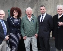 John MacNamara (BCM), Anne Raonea, Pat McLoughlin (Pinnacle), James Ring (Limerick Chamber CEO) and Patrick C Kennedy.Picture: Oisin McHugh