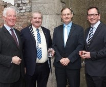 Pat Kearney (Rooney Auctioneers), Mayor Kevin Sheahan, Conn Murry and Mícheál Ó Laoide (Mercury Consulting). Picture: Oisin McHugh