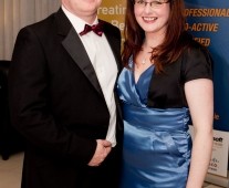 At Limerick Chamber\'sRegional Business Awards at the Strand Hotel, Limerick were: Adrian Callinan and Louise Lawlor, Blink Design. - Picture: Kieran Clancy Â© 15/11/2013