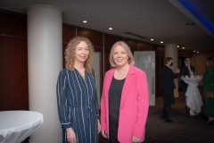 Economic Briefing held in the Strand Hotel, Limerick on 14th March 2022. from left to right: Mairead Connolly - PWC, Lavinia Ryan Duggan - VHI