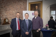 Members Mingle held in Limerick Chamber Boardroom and sponsored by AIB.  from left to right: 
Dermot Scalon - Serosep, Derek McGourty - Career Decisions Ireland, Tony Crockett - What If Safety