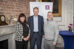 Members Mingle held in Limerick Chamber Boardroom and sponsored by AIB.  from left to right: Valerie O’Gorman - Boher, Damien Garrick - AIB / Sponsor, Bryan Gough - BlueBox.