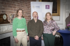 Members Mingle held in Limerick Chamber Boardroom and sponsored by AIB.  from left to right: Louise O’Brien - Cavavin Wine Shop and Bar, Andy - Radiance Consulting, Rachel Ryan - AIB.