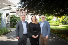 2024 Limerick Chamber Regional Business Awards Launch which took place in the Limerick Chamber Office on 12th June. From left to right:   Damien Garrihy - AIB / Sponsor.  Gillian Barry - TUS/ Sponsor,  Noel Gavin - President Limerick Chamber,