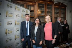 2024 Limerick Chamber Regional Business Awards Launch which took place in the Limerick Chamber Office on 12th June. From left to right: Declan McGivern - AIB, Silvia Perez - Limerick Chamber, Elaine Howley- AIB.