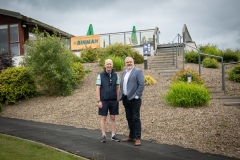 Limerick Chamber Golf Classic which took place in the Limerick Golf Club Ballyclough on 7th June. From left to right: Jim Griffin -  MR Binman /  Main Sponsor, Noel Gavin - President Limerick Chamber.