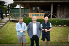 Limerick Chamber Golf Classic which took place in the Limerick Golf Club Ballyclough on 7th June. From left to right: Limerick Chamber Golf Classic which took place in the Limerick Golf Club Ballyclough on 7th June. From left to right: Graham Byrne - CPL, Noel Gavin - President Limerick Chamber. Jim Griffin -  MR Binman /  Main Sponsor,