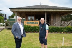 Limerick Chamber Golf Classic which took place in the Limerick Golf Club Ballyclough on 7th June. From left to right: Limerick Chamber Golf Classic which took place in the Limerick Golf Club Ballyclough on 7th June. From left to right:Noel Gavin - President Limerick Chamber. Jim Griffin -  MR Binman /  Main Sponsor,