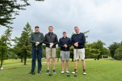 Limerick Chamber Golf Classic which took place in the Limerick Golf Club Ballyclough on 7th June. From left to right: , Fergus Moriarty, Tommy Lenahan, Conor MacGuire- all from Serosep, Dermot Graham- Limerick Chamber.