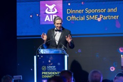 17/11/2024
 pictured at Limerick Chamber Presidents Dinner and Regional Business Awards 2024 which took place at the Strand Hotel, Limerick.
Pic: Don Moloney