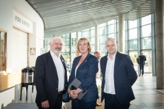 Mayoral Debate which took place on Tuesday 21st May and held in TUS.  Sponsored by Limerick Chamber, Limerick Post and TUS. From left to right: Shane Malone, Helen o Donnell - Independent mayoral candidate, Will Ryan - Limerick Post / Sponsor