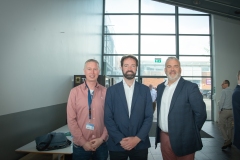 Mayoral Debate which took place on Tuesday 21st May and held in TUS.  Sponsored by Limerick Chamber, Limerick Post and TUS. From left to right: 
Paul O’Brien, Brian Leddin - Green Party Mayoral Candidate, Noel Gavin - President Limerick Chamber.