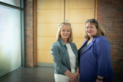 Mayoral Debate which took place on Tuesday 21st May and held in TUS.  Sponsored by Limerick Chamber, Limerick Post and TUS. From left to right: Edel and Aileen Browne