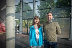 Mayoral Debate which took place on Tuesday 21st May and held in TUS.  Sponsored by Limerick Chamber Limerick Post and TUS. From left to right: Jennifer Hall, Ian Hackett.