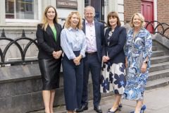 26/06/2025
Dr Gillian Barry, TUS, Mairead Connolly, Limerick Chamber President, Damien Garrihy, AIB, Michelle Gallagher, CEO Limerick Chamber and Lavinia Duggan Ryan, Award Committee Chair pictured at the launch of Limerick Chamber Awards 2025.
Pic: Don Moloney