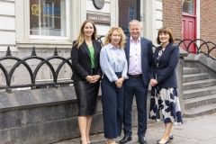 26/06/2025
Dr Gillian Barry, TUS, Mairead Connolly, Limerick Chamber President, Damien Garrihy, AIB and Michelle Gallagher, CEO Limerick Chamber pictured at the launch of Limerick Chamber Awards 2025.
Pic: Don Moloney