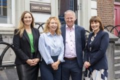 26/06/2025
Dr Gillian Barry, TUS, Mairead Connolly, Limerick Chamber President, Damien Garrihy, AIB and Michelle Gallagher, CEO Limerick Chamber pictured at the launch of Limerick Chamber Awards 2025.
Pic: Don Moloney