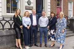 26/06/2025
Dr Gillian Barry, TUS, Mairead Connolly, Limerick Chamber President, Damien Garrihy, AIB, Redmond McDonnell, Designpro Automation, Michelle Gallagher, CEO Limerick Chamber and Lavinia Duggan Ryan, Award Committee Chair pictured at the launch of Limerick Chamber Awards 2025.
Pic: Don Moloney