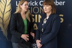 26/06/2025
Dr Gillian Barry, TUS and Michelle Gallagher, CEO Limerick Chamber pictured at the launch of Limerick Chamber Awards 2025.
Pic: Don Moloney
