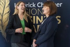 26/06/2025
Dr Gillian Barry, TUS and Michelle Gallagher, CEO Limerick Chamber pictured at the launch of Limerick Chamber Awards 2025.
Pic: Don Moloney