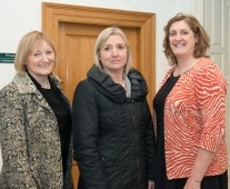 from left to right: Mary Shanahan - AIB, Judy Tighe - AIB, Helen O\'Donnell - Ducrat Restaurant