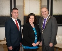 James Ring, CEO, Catherine Duffy, Vice President and Cathal Treacy, President of Limerick Chamber