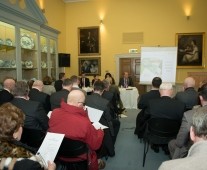 Full house at AGM 2014 in Hunt Museum sponsored by Dolmen Café