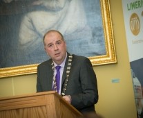 Cathal Treacy presenting at Limerick Chamber AGM