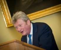 Tadhg Kearney accepting Honorary Life Membership Award at Limerick Chamber AGM