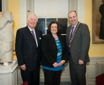 from left to right: Patrick C Kennedy, Catherine Duffy - Northern Trust, Cathal Treacy - President Limerick Chamber