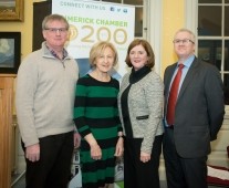 from left to right: Stephen Pitcher - Shadowplay, Mary Jackman - Limerick Chamber, Catherine Kelly- Limerick Youth Services, Dermot Moloney - H and A Marketing