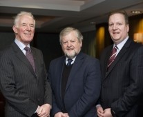 Pat Kearney - Rooney Auctioneers, Jim Kenny - Authur\'s Quay Shopping Centre, Sean Lally General Manager The Strand Hotel