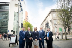 AIB Luncheon in association with the Limerick Chamber held in The Savoy Hotel on Thursday 21st April , Limerick. From Left to Right: Donal Cantillon - President Limerick Chamber, Colin Hunt - Speaker / AIB, Dee Ryan -CEO  Limerick Chamber, Sean Golden - Speaker / Limerick Chamber, Kieran Considine - AIB.