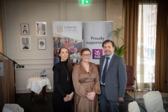 AIB Luncheon in association with the Limerick Chamber held in The Savoy Hotel on Thursday 21st April , Limerick. From Left to Right: Sian Murray - Limerick Chamber, Martina Quinn - Finance Recruitment, Michael Fitzgibbon - Harrison O’Dowd Solicitors