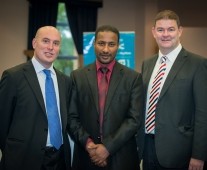 from left to right: Rafel Galetto - Embassy of Argentina, Hailu Neri Beza - Embassy of Ethiopia, Carl Widger- Widger Financial Planning