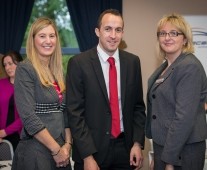 from left to right: Maura McMahon Limerick Chamber, Aidan Connaugton-Trade Cert, Geraldine McCarty - Radison Blu Hotel and Spa