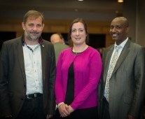 from left to right: Patrick Mercie Forward 2 Success, Eimear O\'Mullane EEN, Mengesha Yibrah - Ethopia Embassy